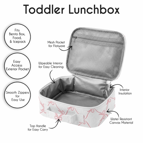Ballerina and Ballet Bows Collection Small Kids Lunch Box - alt image 2