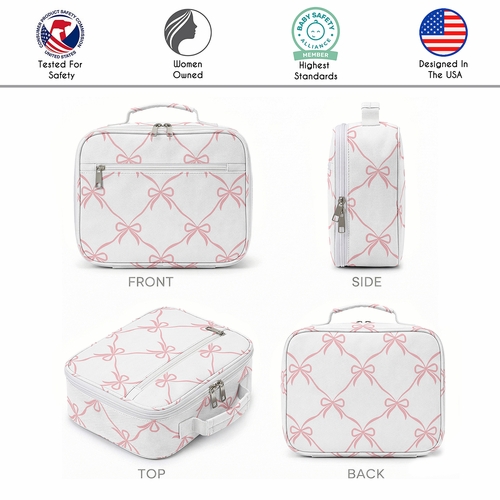 Ballerina and Ballet Bows Collection Small Kids Lunch Box - alt image 4