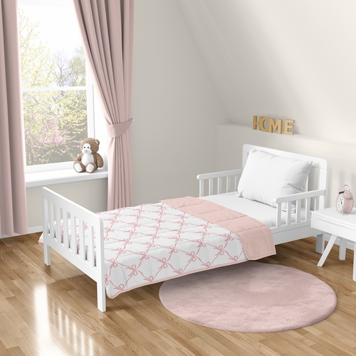 Ballerina and Ballet Bows Collection Toddler 5lbs Weighted Blanket for Kids - alt image 1