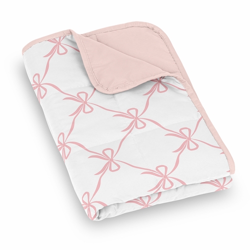 Ballerina and Ballet Bows Collection Toddler 5lbs Weighted Blanket for Kids - alt image 2
