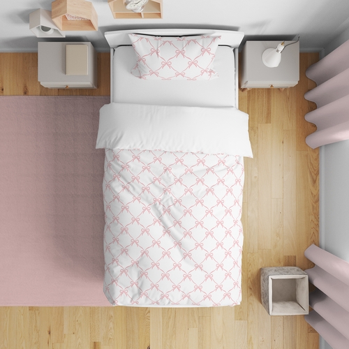 Ballerina and Ballet Bows Collection Toddler Bedding - alt image 1