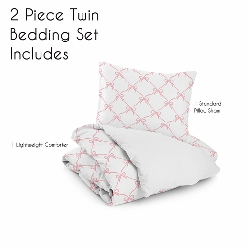 Ballerina and Ballet Bows Collection Twin Bedding - alt image 4