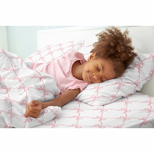 Ballerina and Ballet Bows Collection Twin Sheet Set - alt image 2