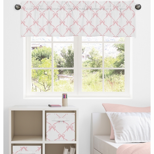 Ballerina and Ballet Bows Collection Window Valance - alt image 1