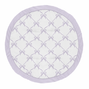 Ballerina and Ballet Bows Purple Collection Playmat