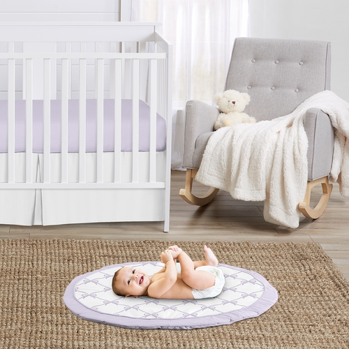 Ballerina and Ballet Bows Purple Collection Playmat - alt image 1