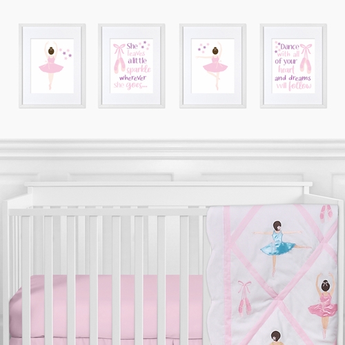 Ballerina Collection Wall Art Prints - Set of 4 - alt image 1