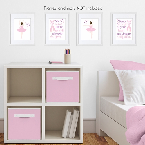Ballerina Collection Wall Art Prints - Set of 4 - alt image 2
