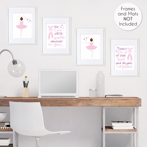 Ballerina Collection Wall Art Prints - Set of 4 - alt image 3