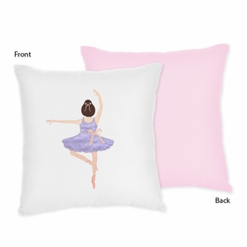 Ballerina Decorative Accent Throw Pillow