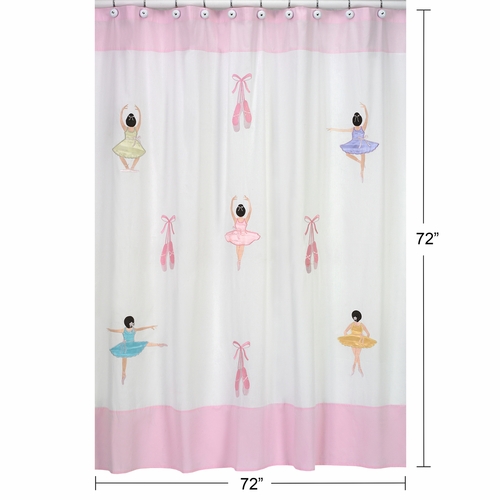 Ballerina Shower Curtain - alt image 4