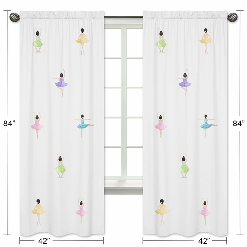 Ballerina Window Panels - Set of 2 - alt image 4