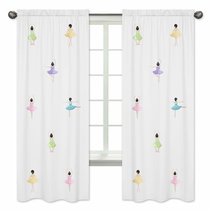 Ballerina Window Panels - Set of 2