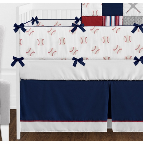 Baseball Patch 9 Piece  Crib Bedding Collection - alt image 2