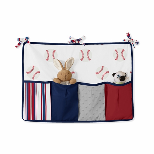 Baseball Patch Collection 11 Piece Bumperless Crib Bedding - alt image 3