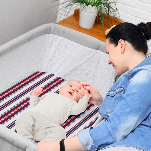 Baseball Patch Collection 2 Pack Baby Bassinet Fitted Sheets - alt image 3