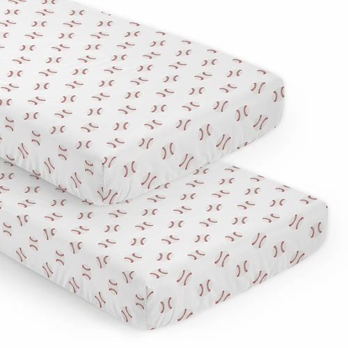 Baseball Patch Collection 2 Pack Crib Sheets