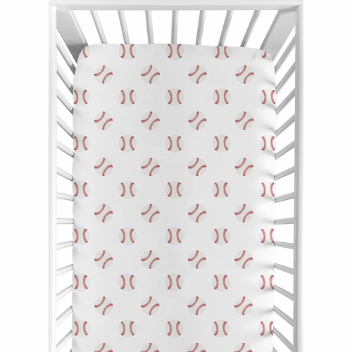 Baseball Patch Collection 2 Pack Crib Sheets - alt image 1