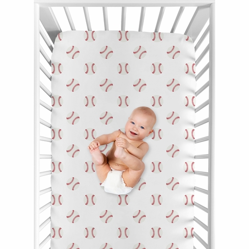 Baseball Patch Collection 2 Pack Crib Sheets - alt image 4