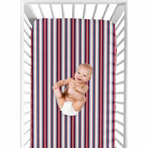 Baseball Patch Collection 3 Pack Crib Sheets - alt image 3