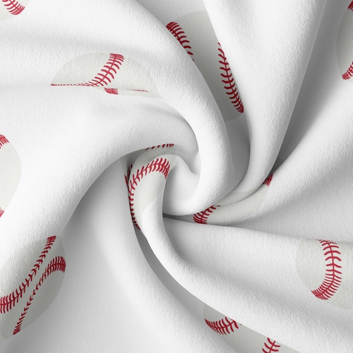 Baseball Patch Collection 6-12M Baby Clothes Bodysuits - 2 Pack Set - alt image 4