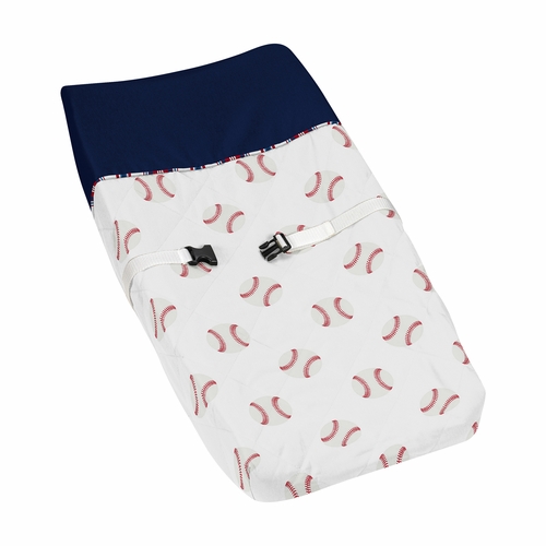 Baseball Patch Collection Changing Pad Cover