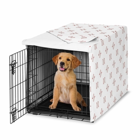 Baseball Patch Collection Dog Crate Kennel Cover 36in.