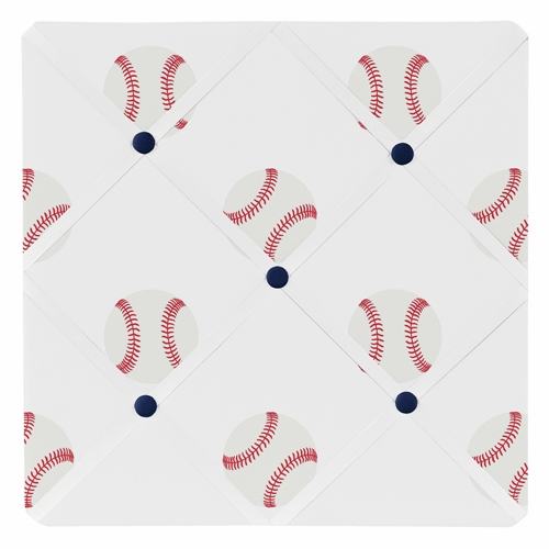 Baseball Patch Collection Fabric Memo Board
