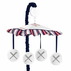 Baseball Patch Collection Musical Mobile