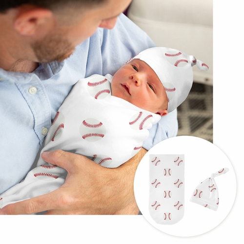 Baseball Patch Collection Newborn Baby Layette Set - alt image 1