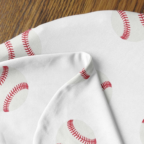 Baseball Patch Collection Nursing Breastfeeding Pillow Cover - alt image 3