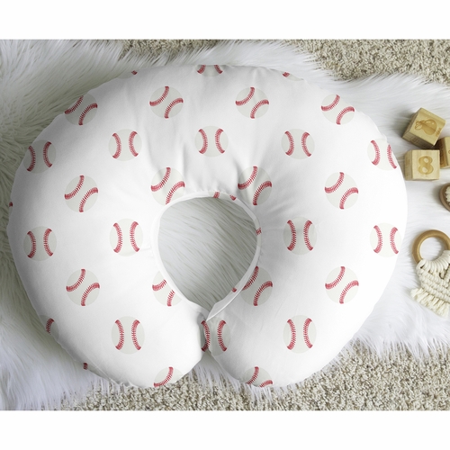 Baseball Patch Collection Nursing Breastfeeding Pillow Cover - alt image 4