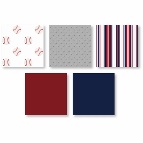 Baseball Patch Collection Toddler Bedding - alt image 4