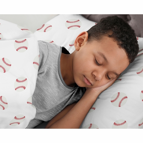 Baseball Patch Collection Twin Bedding - alt image 2