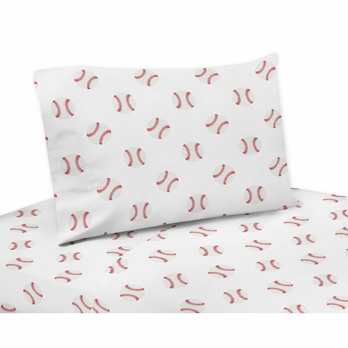 Baseball Patch Collection Twin Sheet Set