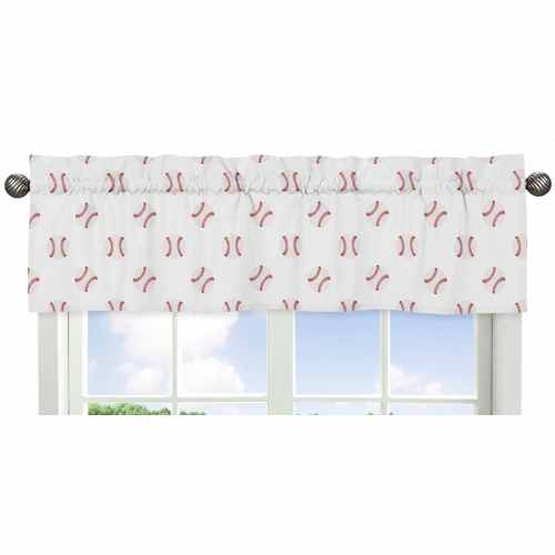 Baseball Patch Collection Window Valance