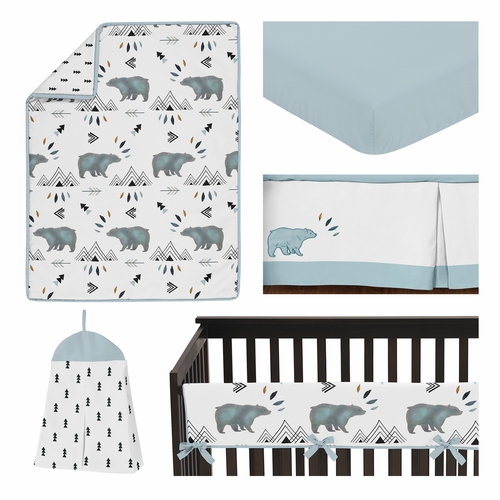 Bear Mountain Collection 5 Piece Crib Bedding - alt image 1