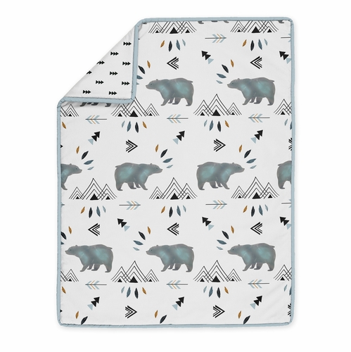 Bear Mountain Collection 5 Piece Crib Bedding - alt image 2