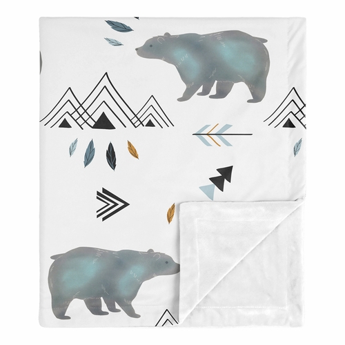 Bear Mountain Collection Baby Blanket