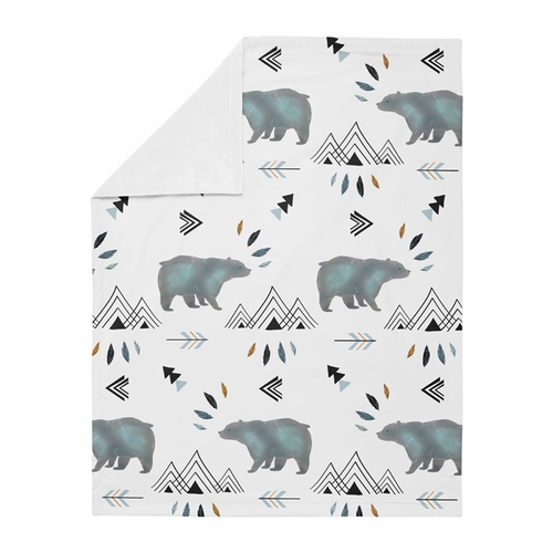 Bear Mountain Collection Baby Blanket - alt image 1