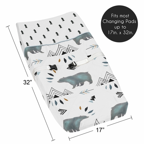 Bear Mountain Collection Changing Pad Cover - alt image 4