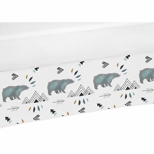 Bear Mountain Collection Crib Bed Skirt