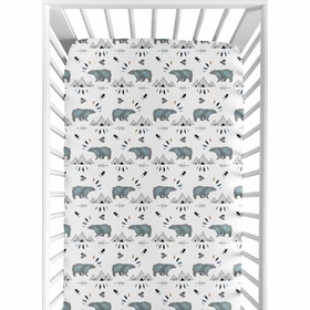 Bear Mountain Collection Jersey Knit Crib Sheet
