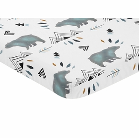 Bear Mountain Collection Mini Crib Sheet