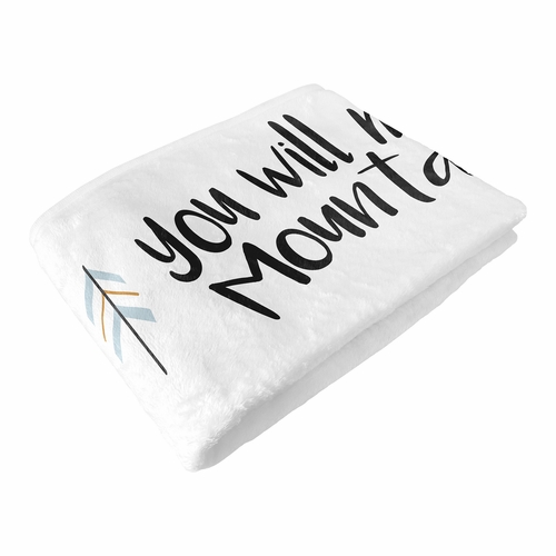 Bear Mountain Collection Monthly Milestone Baby Blanket - alt image 5