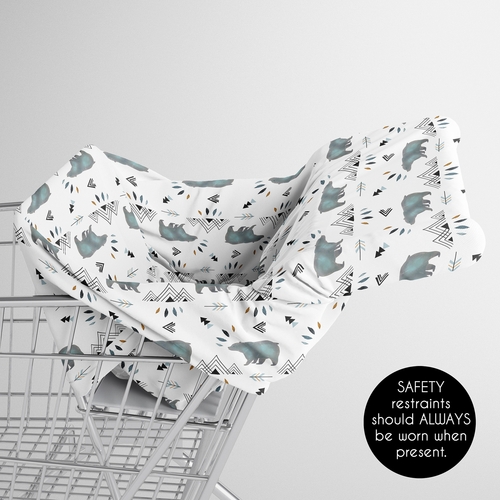 Bear Mountain Collection Multi Use Baby Car Seat and Nursing Cover - alt image 3