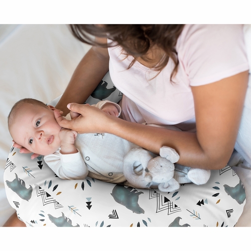Bear Mountain Collection Nursing Breastfeeding Pillow Cover - alt image 1