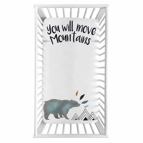 Bear Mountain Collection Photo Op Crib Sheet - alt image 1