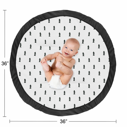 Bear Mountain Collection Playmat - Triangle Tree Print - alt image 3