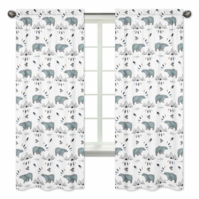 Bear Mountain Collection Window Panels - Set of 2